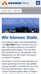 Mobile Screenshot of bucher-stahl.de